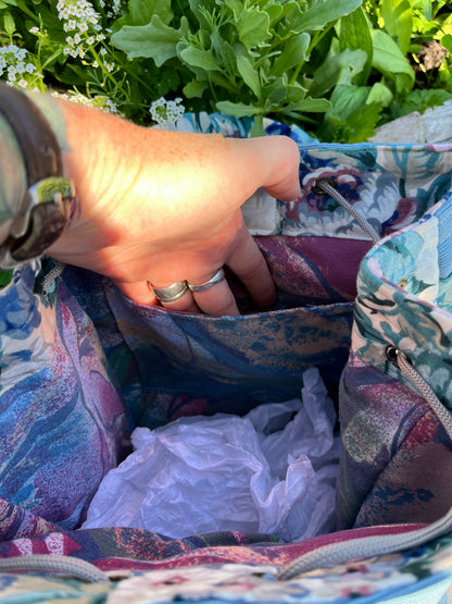 "Evening Shadows" Drawstring Backpack