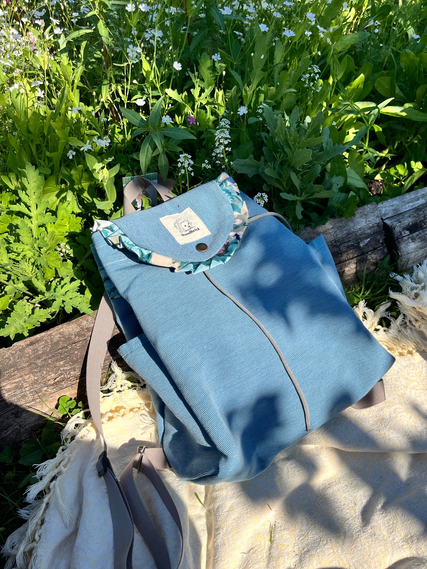 "Evening Shadows" Drawstring Backpack