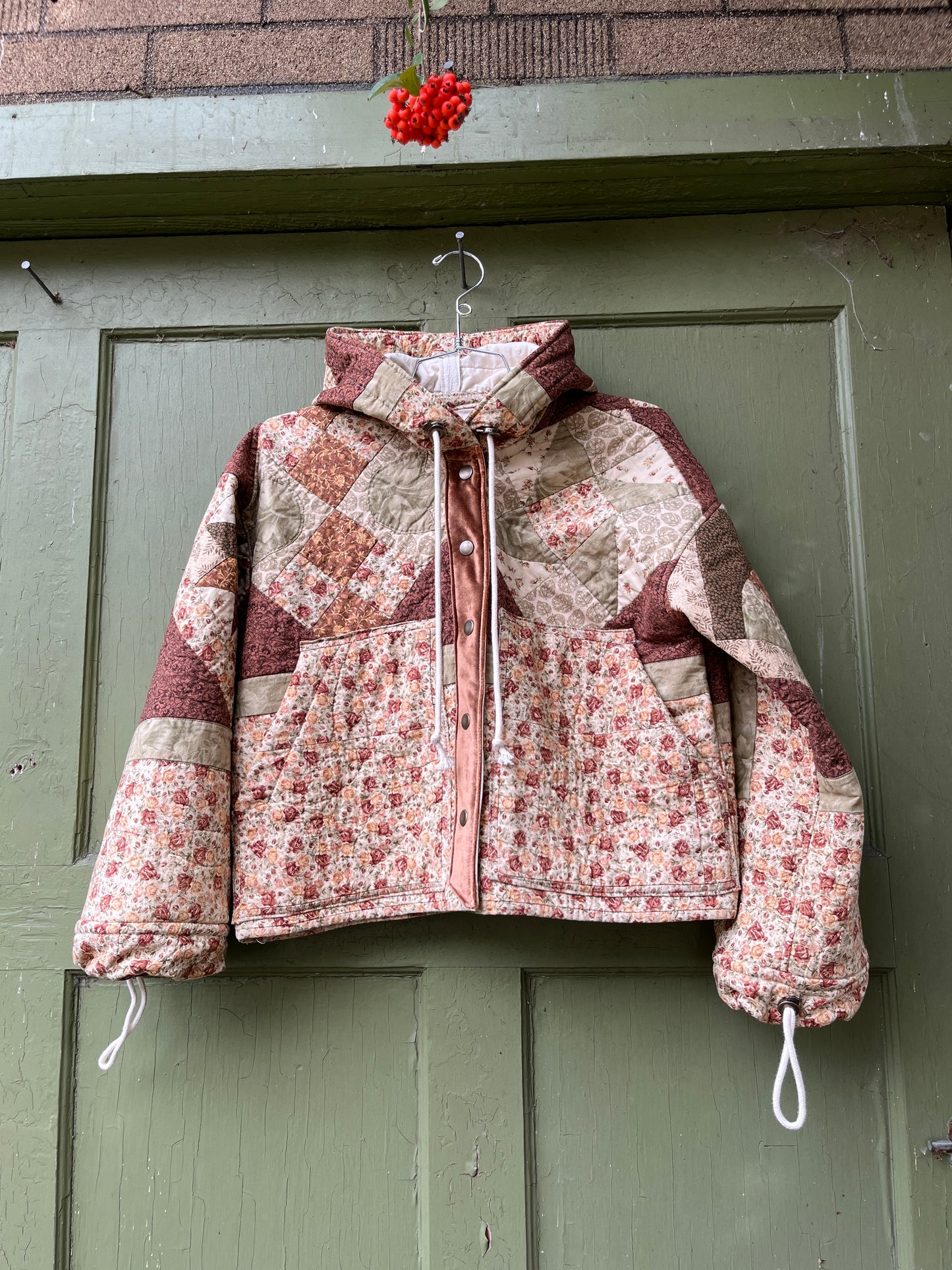 "Brown Butter" Quilt Coat - Medium