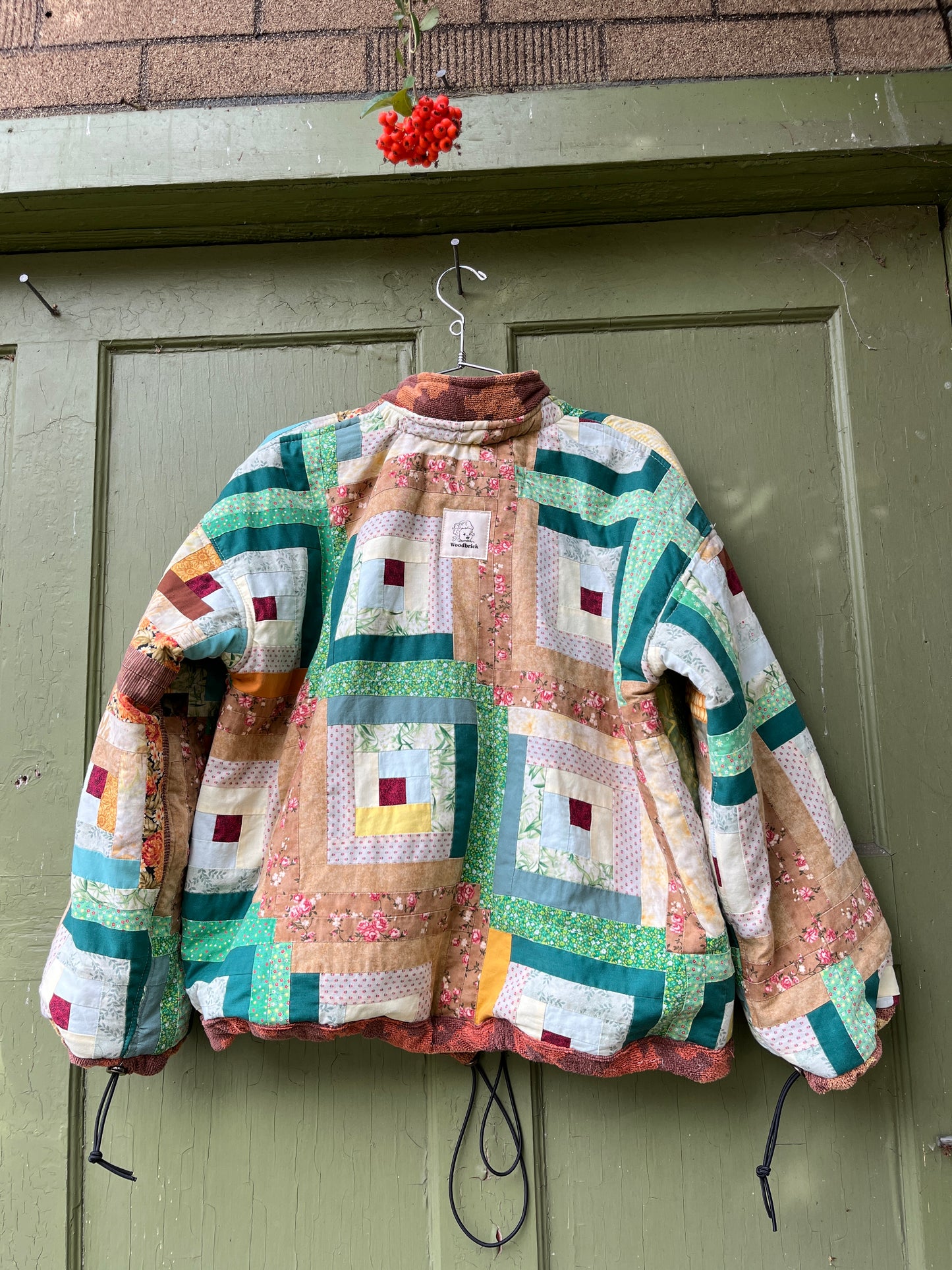 "Cornucopia"  Quilt Coat - Large
