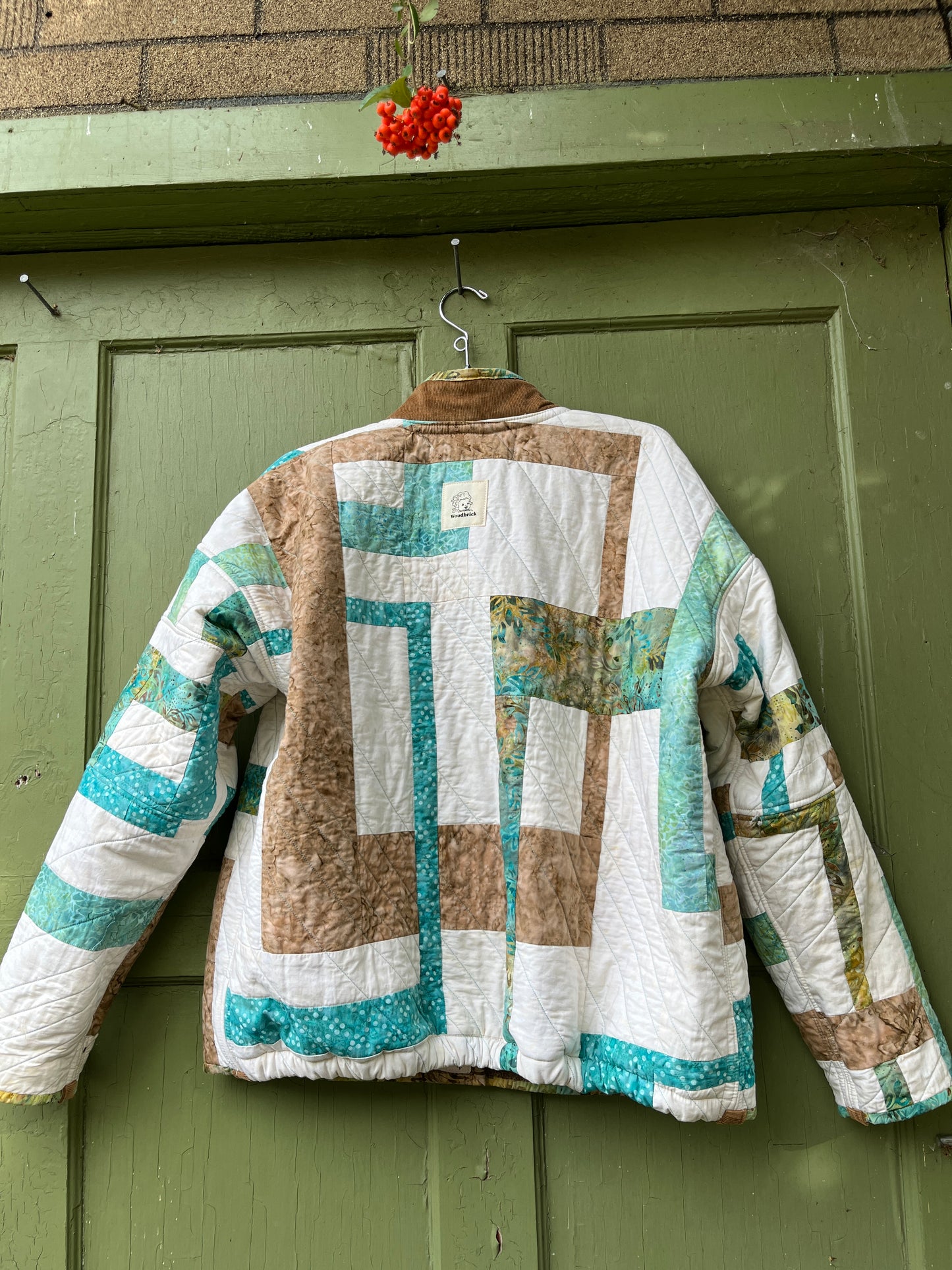 "Blue Sky Batik" Quilt Coat - Large