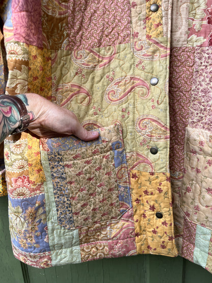 "Everlasting Bouquet" Quilt Coat - 2X