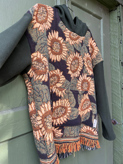 "Sunflower Seas" Blanket Hoodie