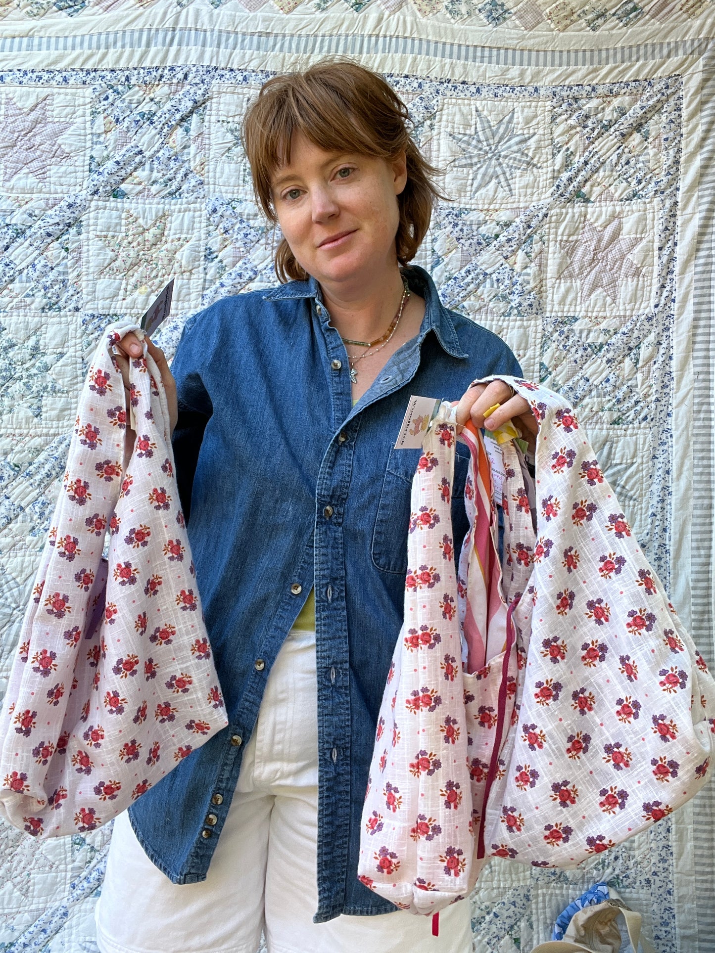 "Jam Season" Slouchy Tote - Small