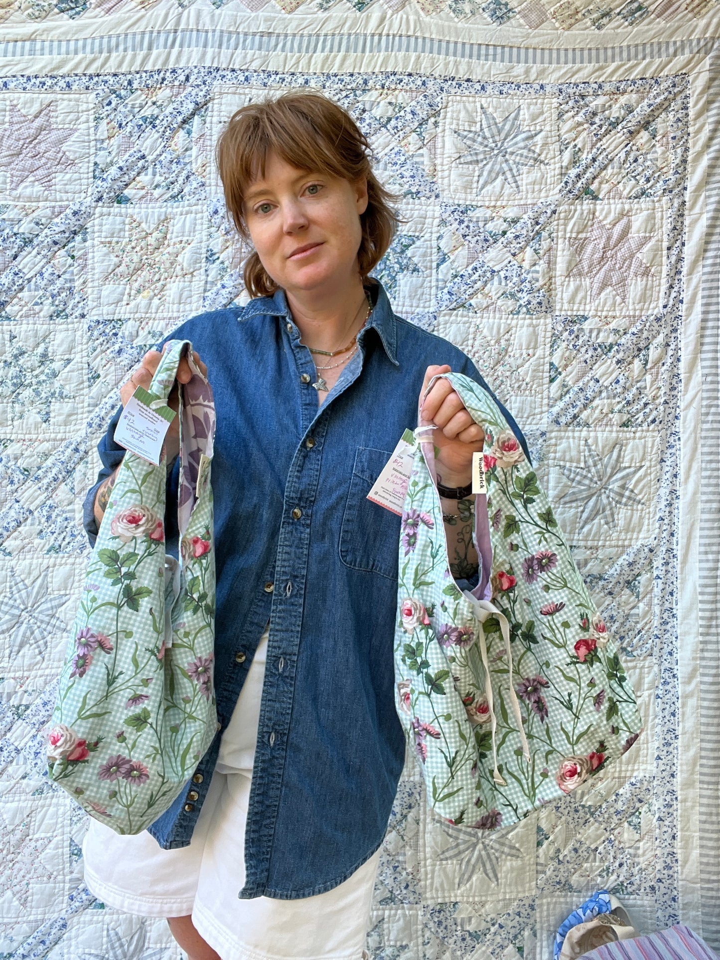 "Porch Swing" Slouchy Tote - Small