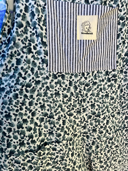 "Tide Pool" Adult Dungarees - 2X
