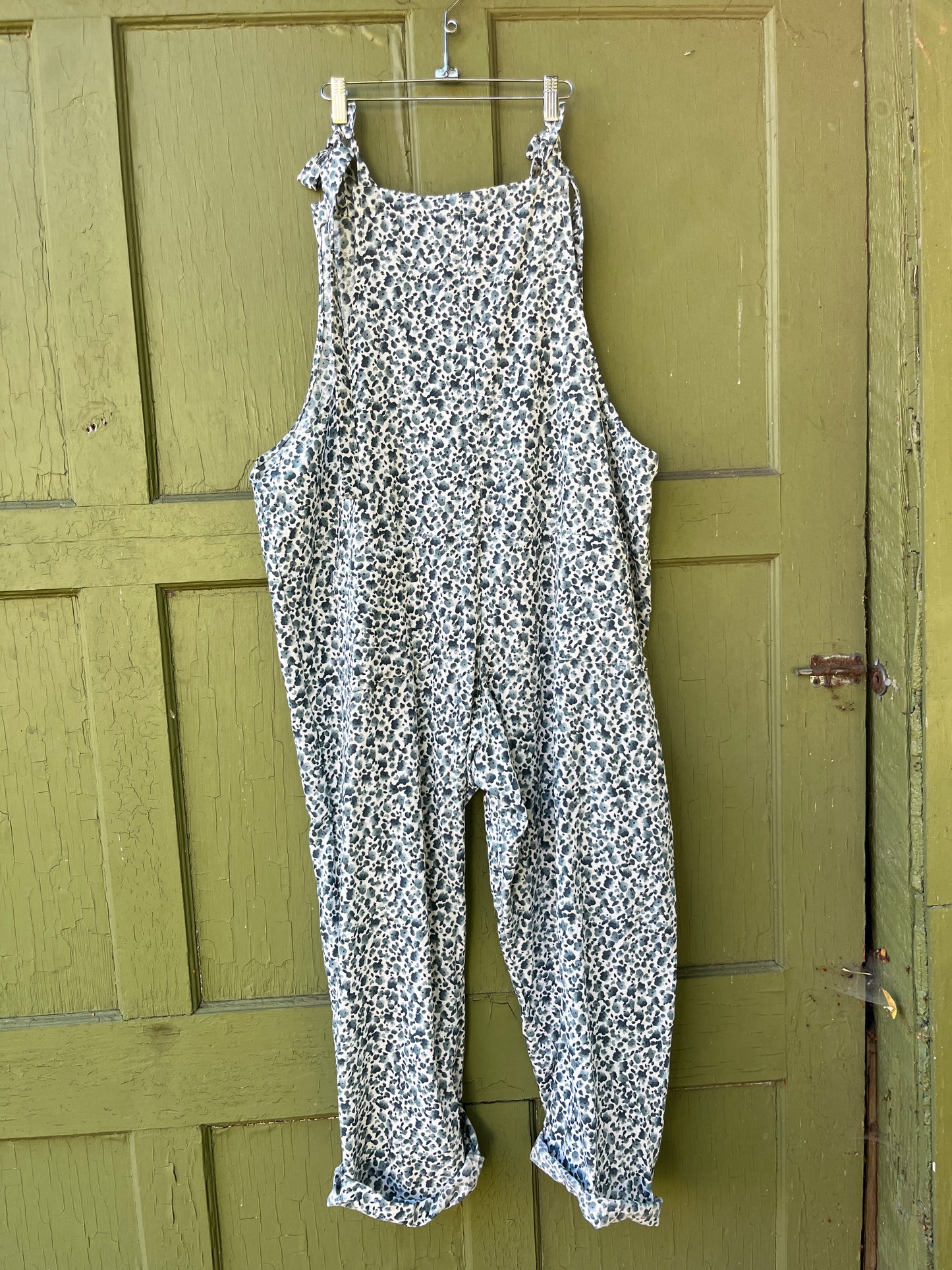 "Tide Pool" Adult Dungarees - 2X