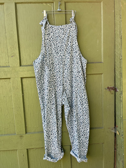 "Tide Pool" Adult Dungarees - 2X