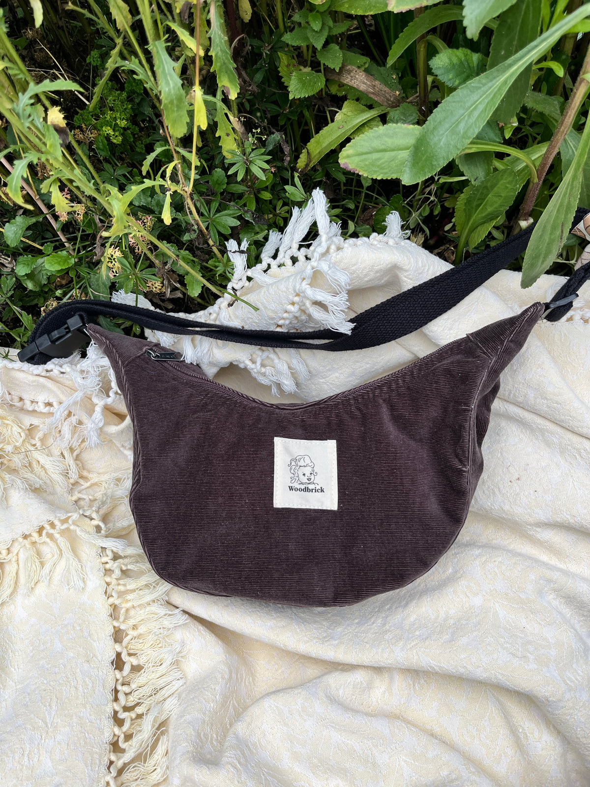 "Chestnut" Sidekick Crescent Bag
