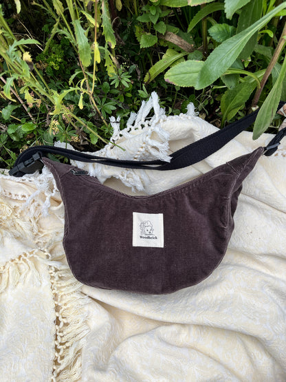"Chestnut" Sidekick Crescent Bag