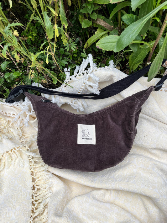 "Chestnut" Sidekick Crescent Bag