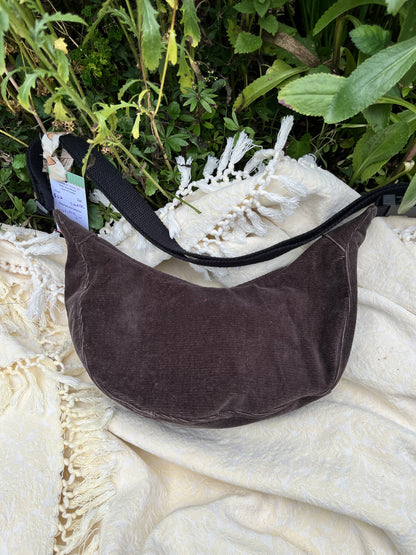 "Chestnut" Sidekick Crescent Bag