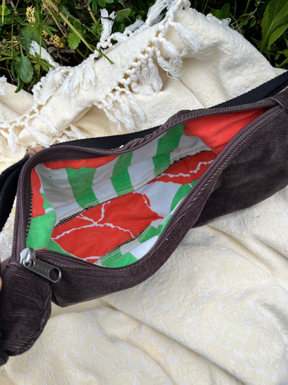 "Chestnut" Sidekick Crescent Bag