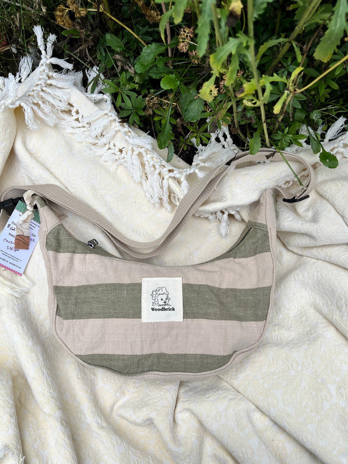 "Snail Tracks" Sidekick Crescent Bag