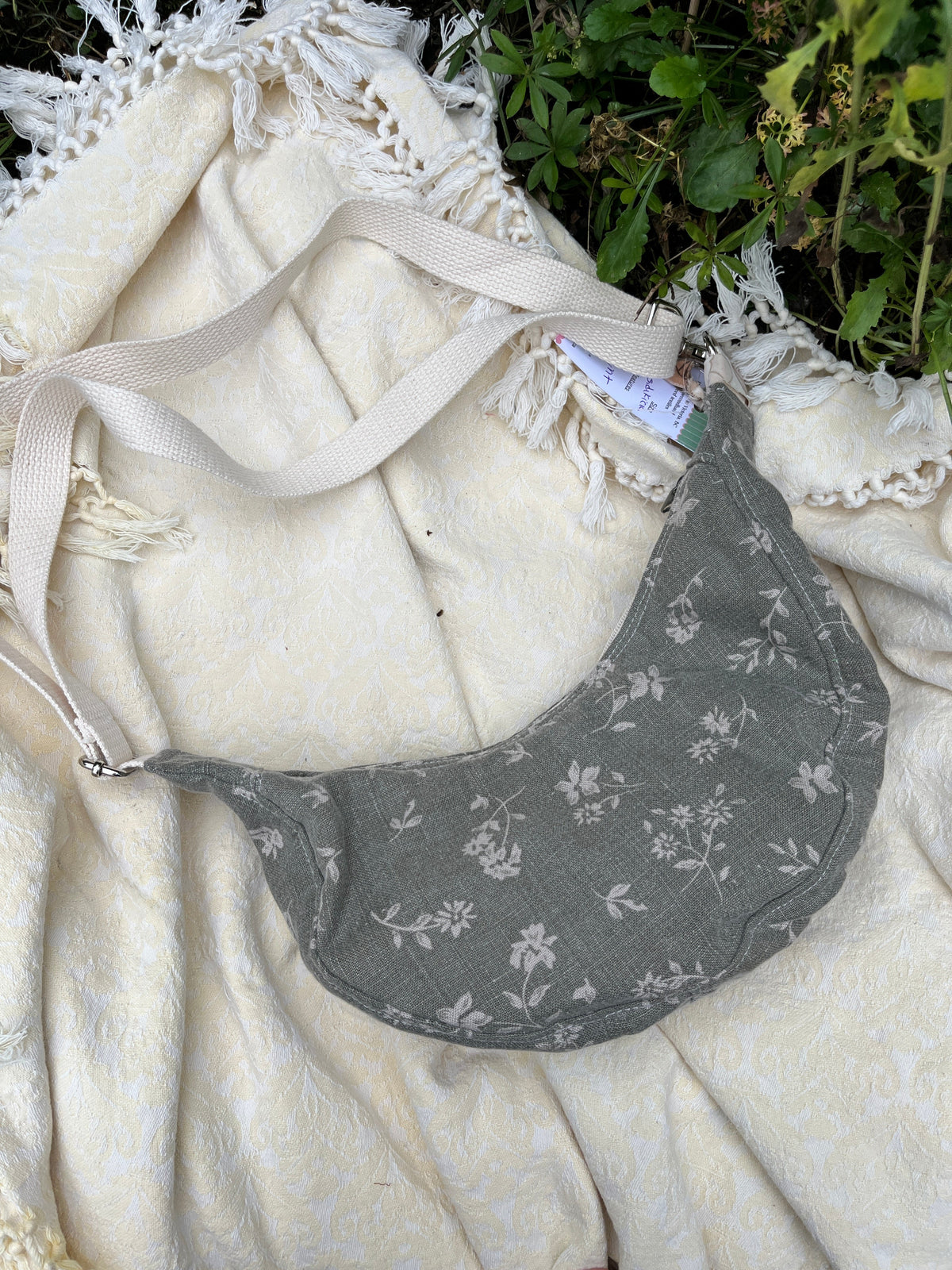 "Woody Herbs" Sidekick Crescent Bag