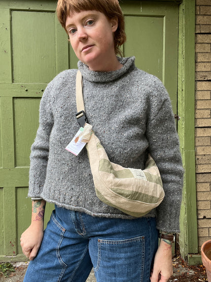 "Snail Tracks" Sidekick Crescent Bag