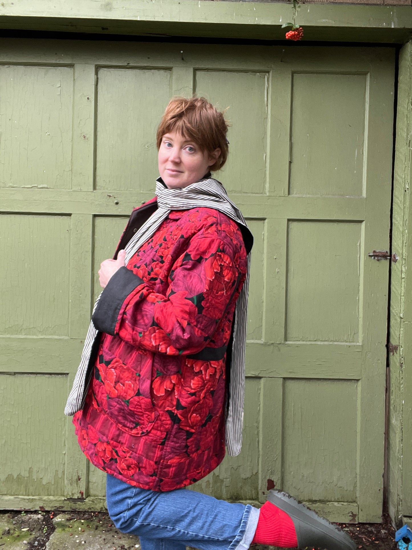 Long Scarf -  Merino and Silk Scarf