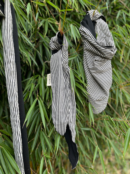 Bunny Ears -  Merino and Silk Scarf