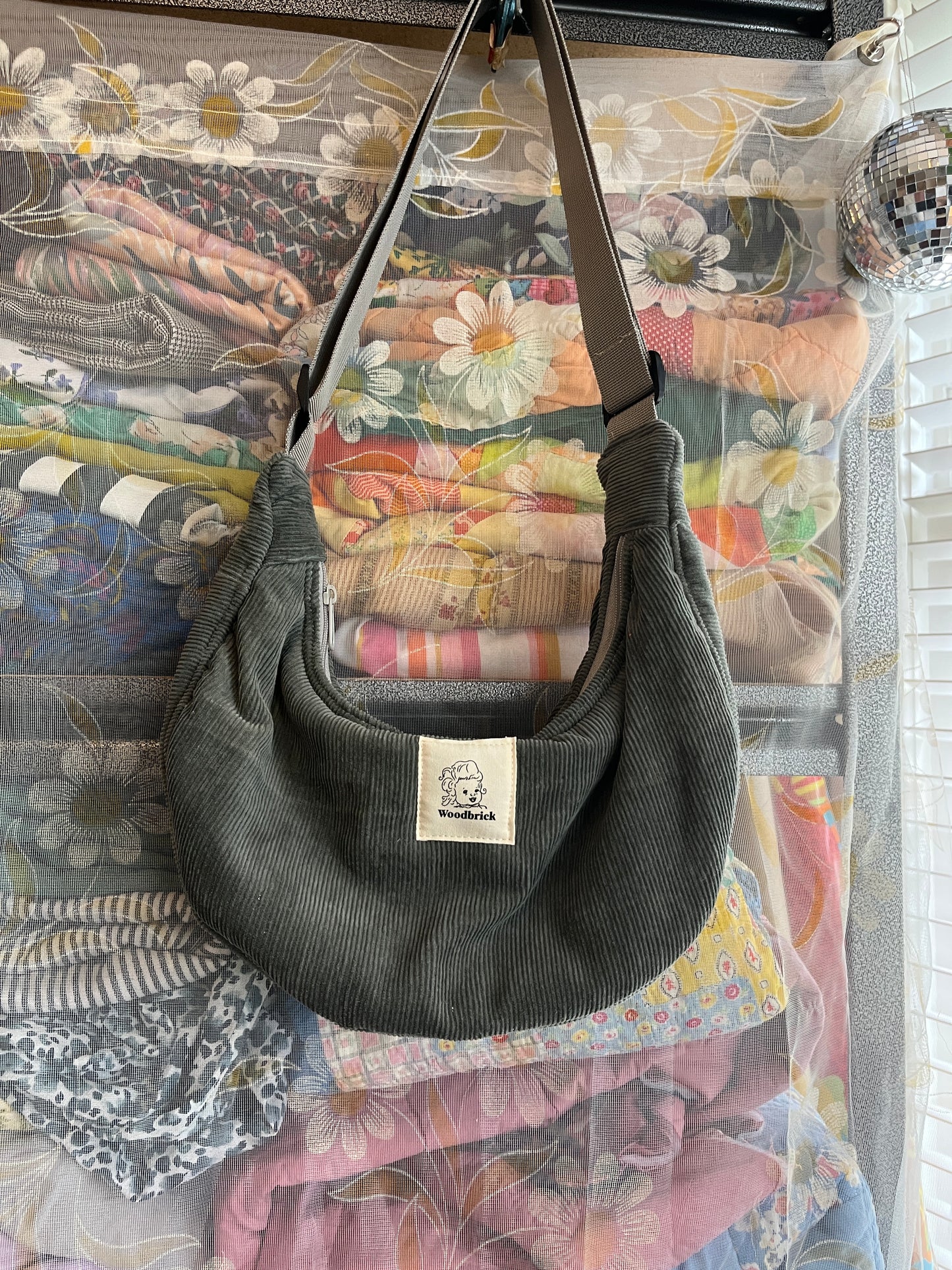 "Slush" Classic Crescent Bag