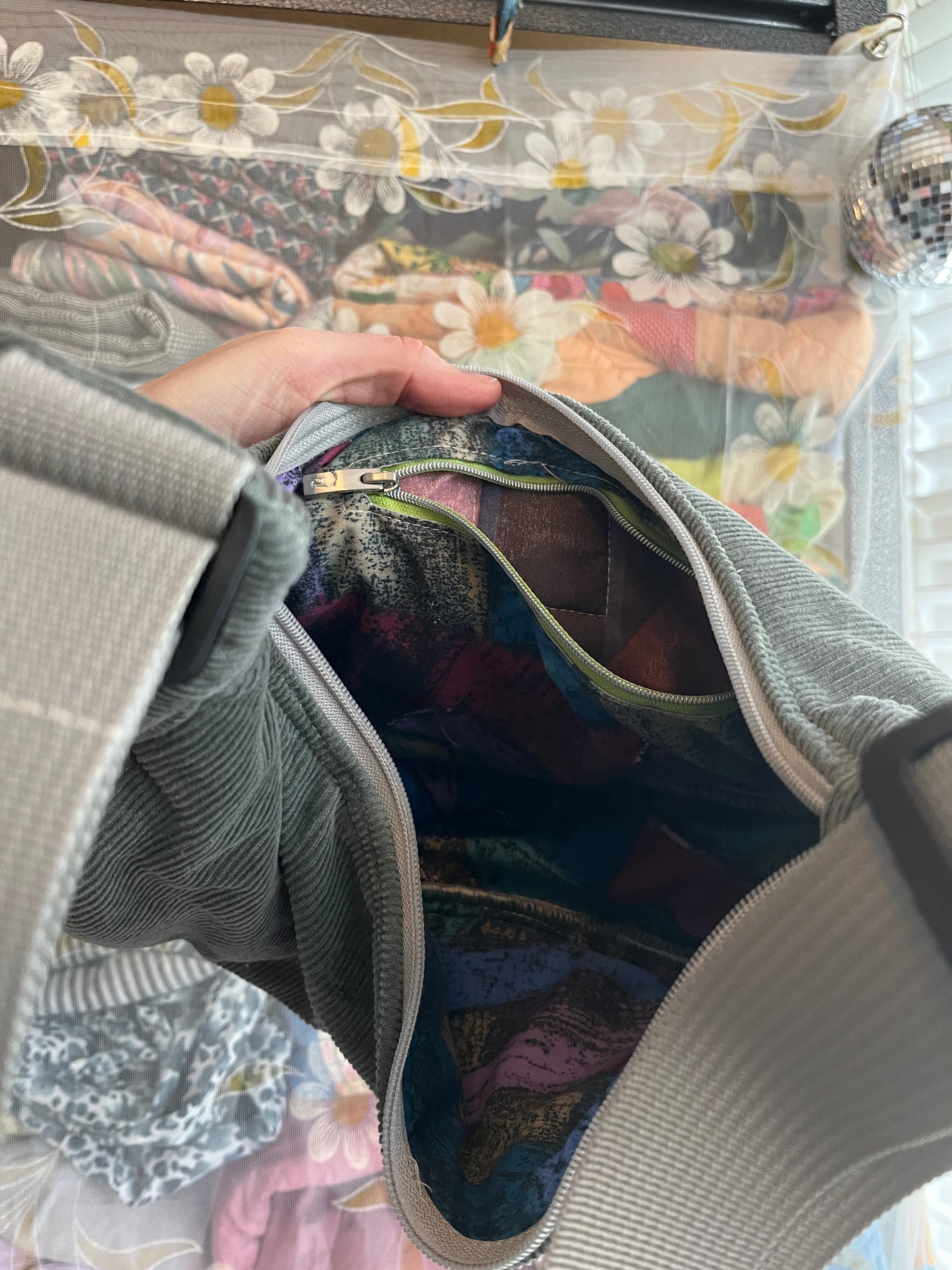 "Slush" Classic Crescent Bag