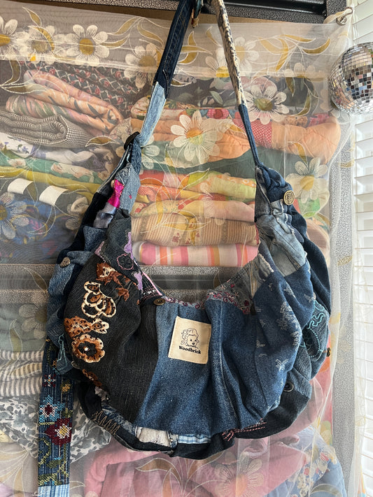 "Y2K Dream" Ruched Crescent Bag