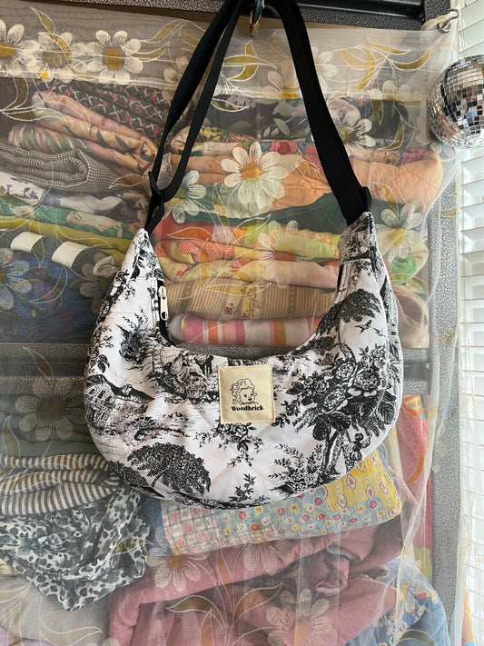 "Mud and Snow" Classic Crescent Bag