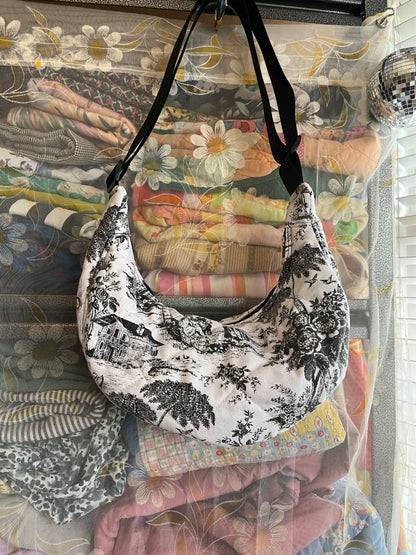 "Mud and Snow" Classic Crescent Bag