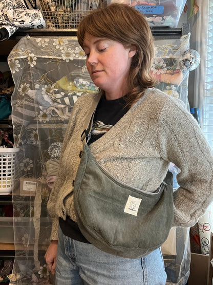 "Slush" Classic Crescent Bag