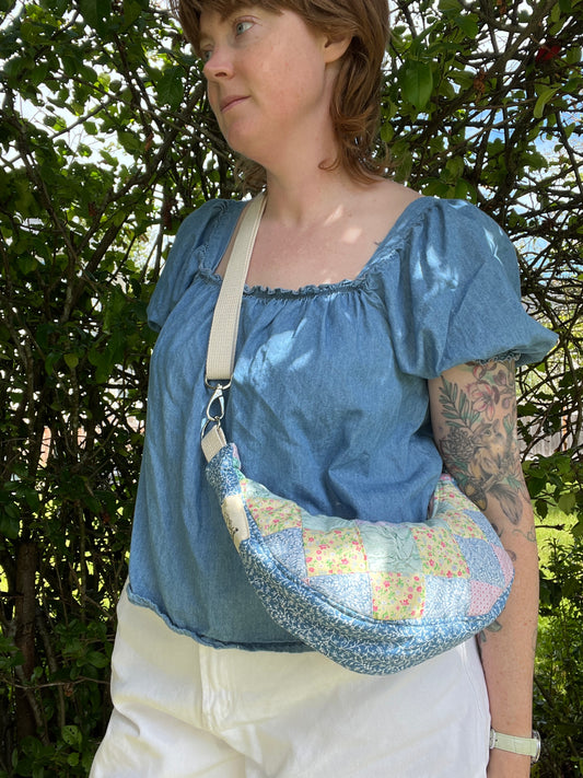 "Miss K's" miniCrescent Bag