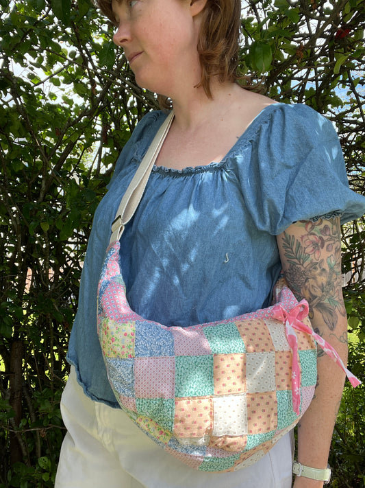 "Miss K's" Classic Crescent Bag