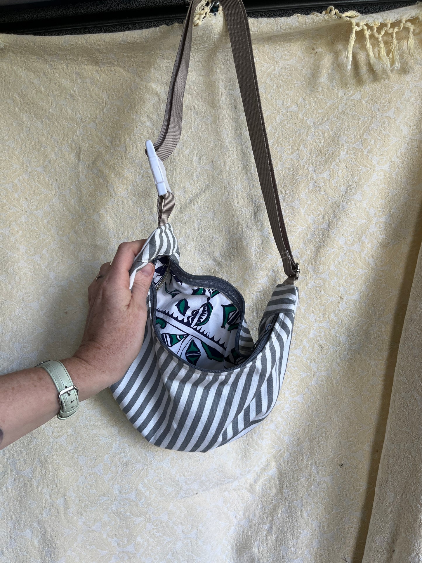 "Spring Sail" miniCrescent Bag
