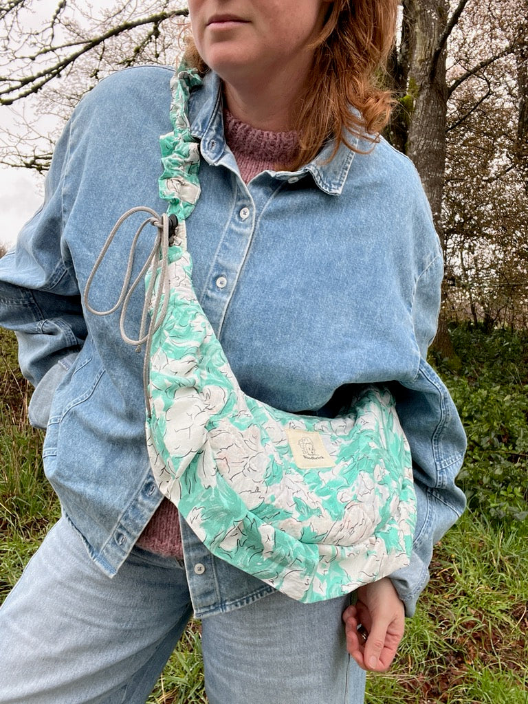 "Emerald Isle" Classic Crescent Bag