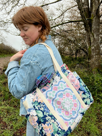 "Blue Rose Briar" Sam’s Tote Bag