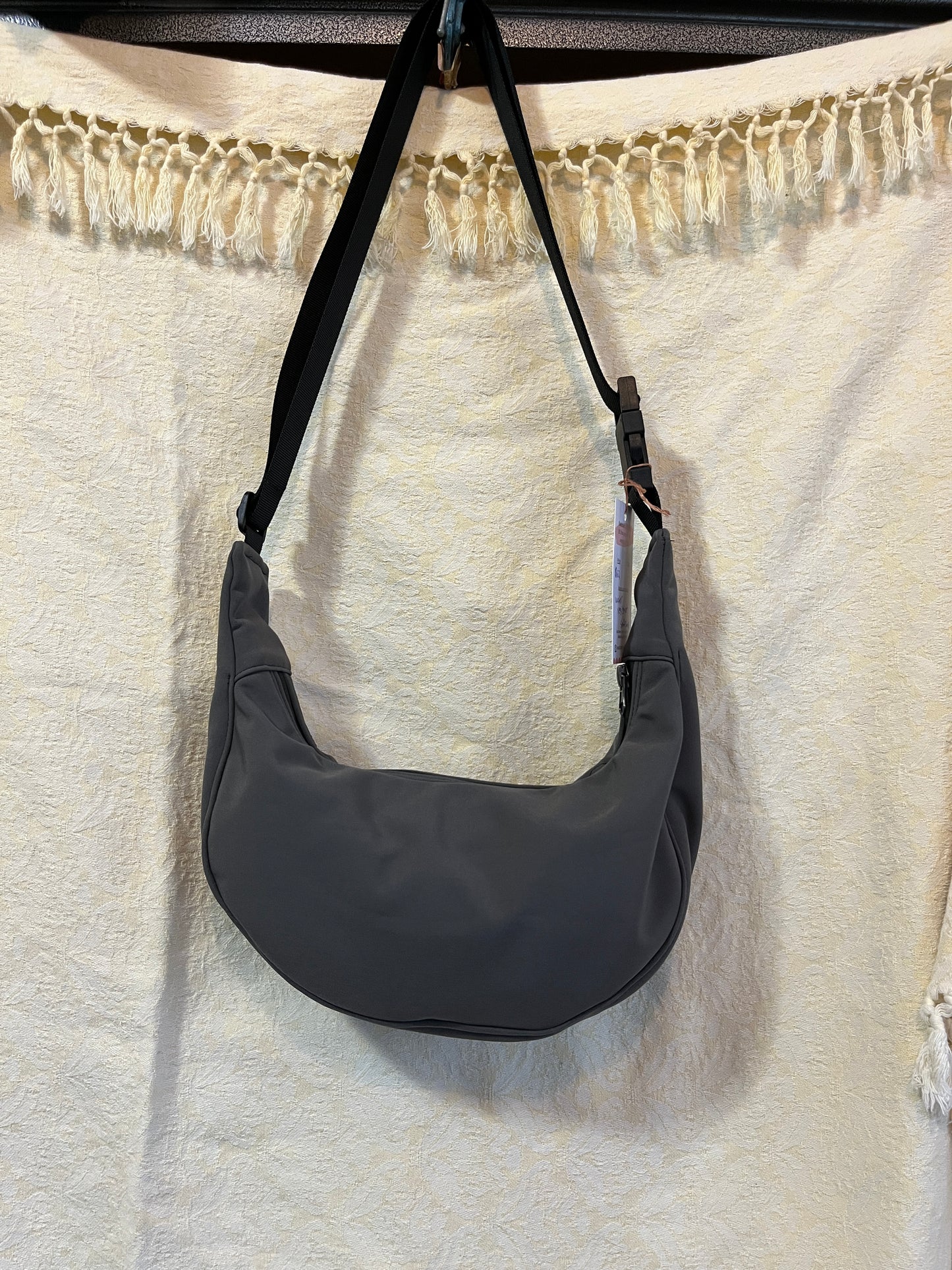 “Cobble stone Water resistant” Sidekick Crescent Bag