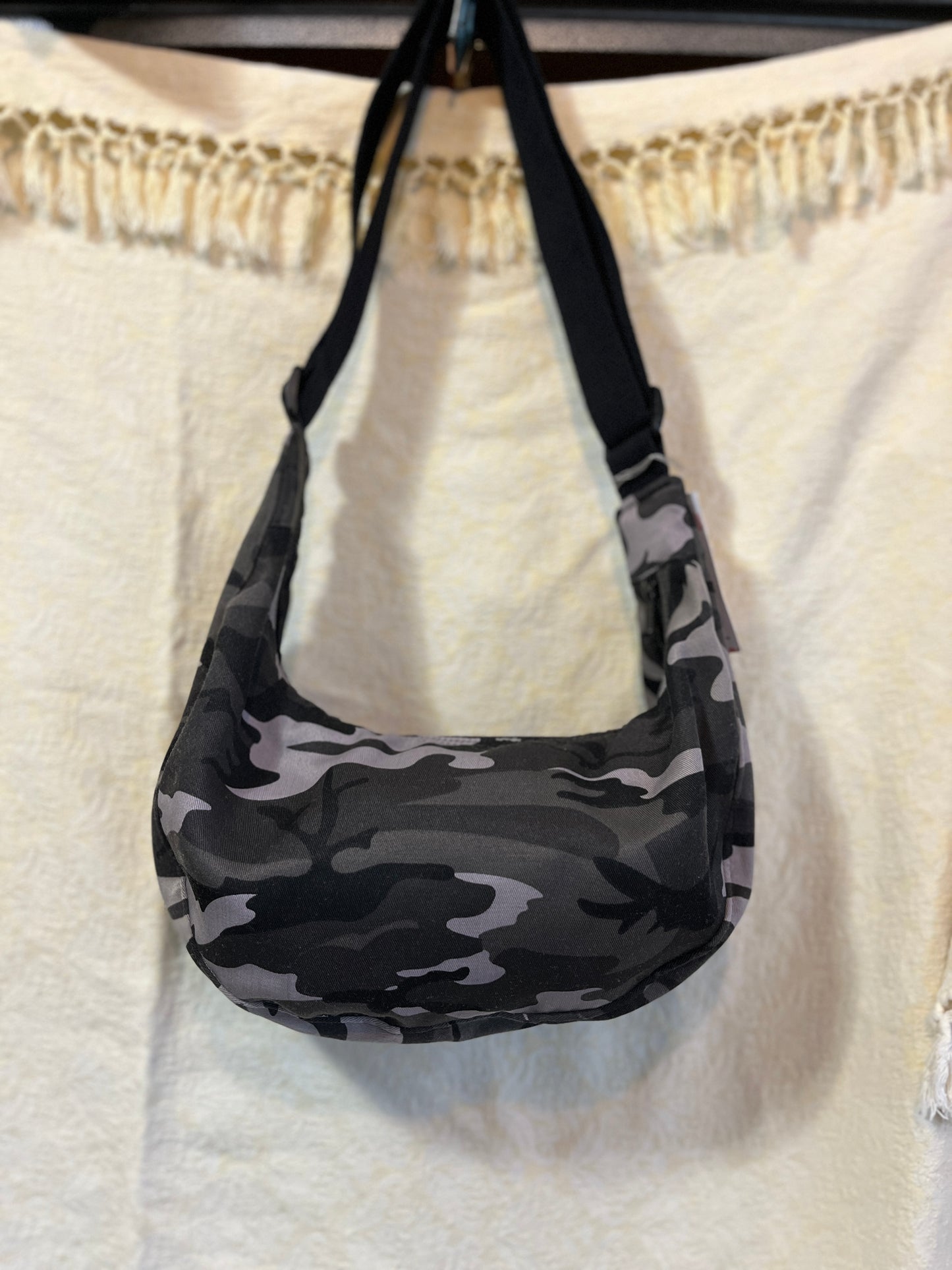 “Shades of Grey” Classic Crescent Bag