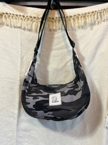 “Shades of Grey” Classic Crescent Bag