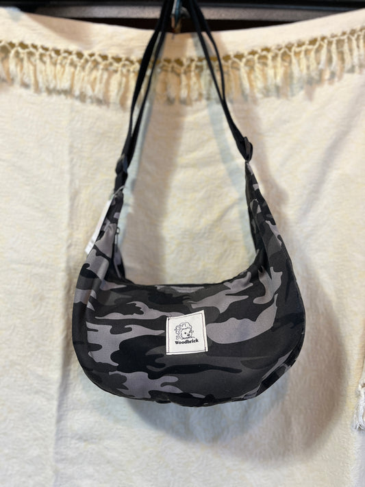 “Shades of Grey” Classic Crescent Bag