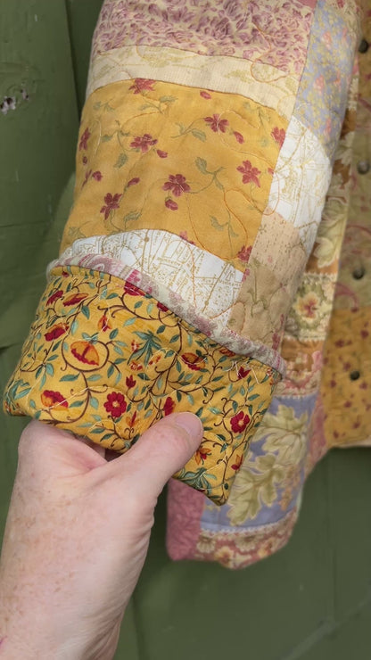 "Everlasting Bouquet" Quilt Coat - 2X