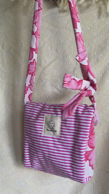 "Strawberry Stripes" Knot mini