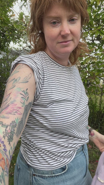 “Flower power” Upcycled Sweater - M/L