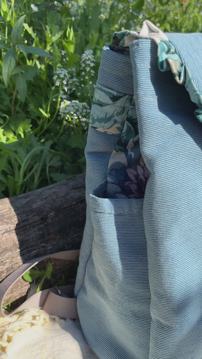 "Evening Shadows" Drawstring Backpack