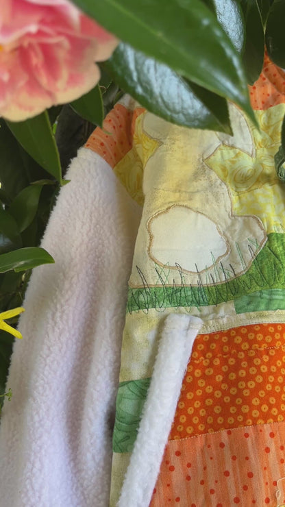 “Cotton Tales” Quilt Coat - M