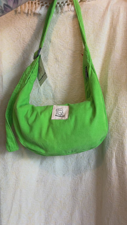"Neon Dreams" Classic Crescent Bag