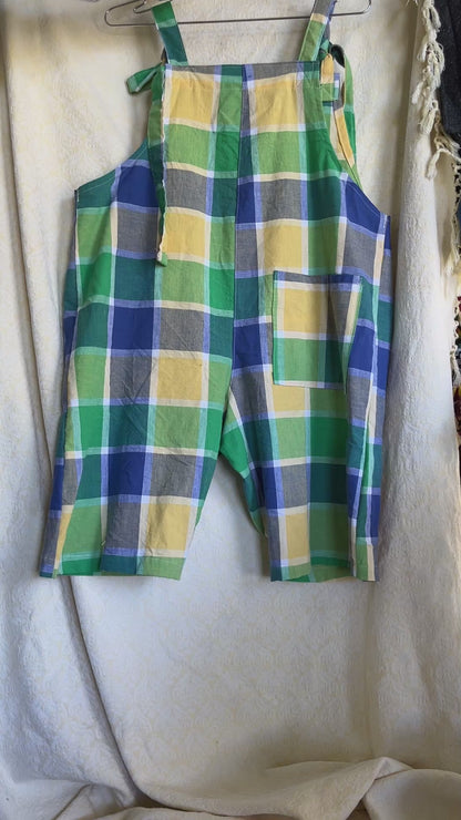 “Primary summer”  Dungaree Shorts - M