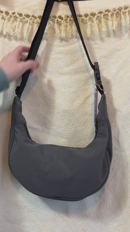 “Cobble stone Water resistant” Sidekick Crescent Bag