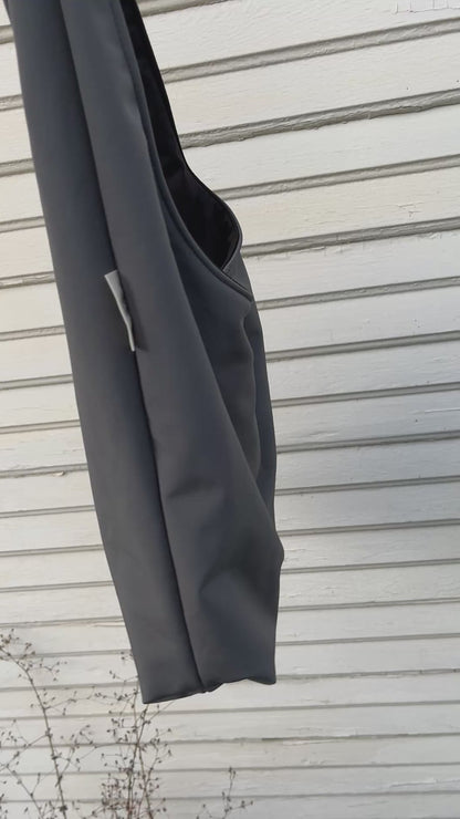 “Storm Clouds” Slouchy Pocket Tote