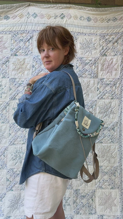"Evening Shadows" Drawstring Backpack