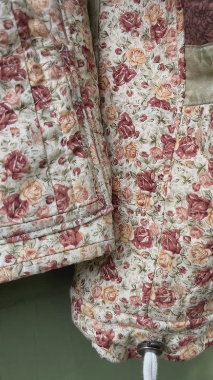"Brown Butter" Quilt Coat - Medium