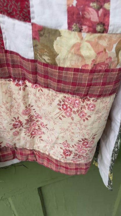 "New Growth" Upcycled Quilt Coat - XL