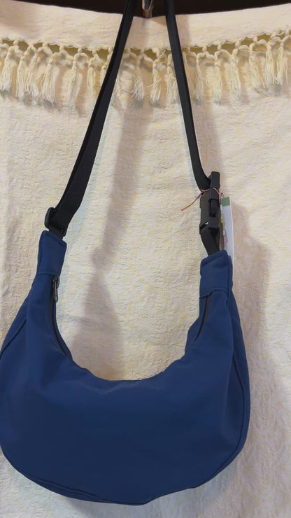 “Cobalt Water resistant” Sidekick Crescent Bag